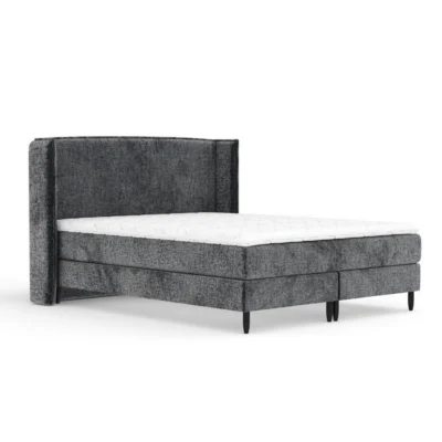 Maison de Reve Boxspringbett ARDIS in Anthrazit, Liegefläche 140x200 cm