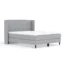 Maison de Reve Boxspringbett ARDIS in Grau, Liegefläche 140x200 cm