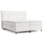 Maison de Reve Boxspringbett SINAI in Creme, Liegefläche 140x200 cm – mit Bettkasten