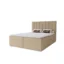 Marpur Boxspringbett NERO in Creme, Liegefläche 120x200 cm – mit Bettkasten, Bonellfederkern