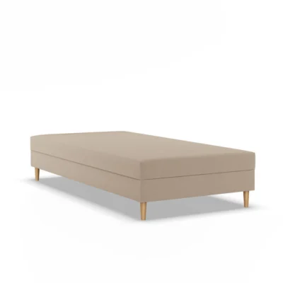 Mebligo Boxspringbett CASPE in Beige, Liegefläche 80x200 cm