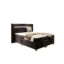Meblini Boxspringbett SANTORE in Dunkelbraun, Liegefläche 120x200 cm – Taschenfederkern