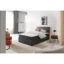P & B Boxspringbett BOXBETT (120 in Grau, Liegefläche 120x200 cm – Bonellfederkern