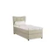 Panda Möbel Boxspringbett NEVADA in Ecru, Liegefläche 90x200 cm – mit Bettkasten, Bonellfederkern