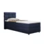 Panda Möbel Boxspringbett REVE in Dunkelblau, Liegefläche 90x200 cm – Taschenfederkern