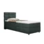 Panda Möbel Boxspringbett REVE in Dunkelgrau, Liegefläche 90x200 cm – Taschenfederkern