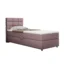 Panda Möbel Boxspringbett REVE in Rosa, Liegefläche 90x200 cm – Taschenfederkern