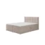 Ravio Boxspringbett TORONTO in Beige, Liegefläche 140x200 cm – mit Bettkasten, Bonellfederkern