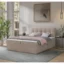 Ravio Boxspringbett TORONTO in Beige, Liegefläche 140x200 cm – mit Bettkasten, Bonellfederkern