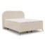 S - Style Möbel Boxspringbett SONNA in Beige, Gold, Liegefläche 140x200 cm – mit Bettkasten, Bonellfederkern