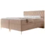 Selsey Boxspringbett CARESSO in Beige, Liegefläche 140x200 cm – mit Bettkasten, Bonellfederkern
