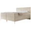 Selsey Boxspringbett CARESSO in Ecru, Liegefläche 140x200 cm – mit Bettkasten, Bonellfederkern