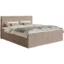 Selsey Boxspringbett SOFTIE in Cappuccino, Liegefläche 140x200 cm – mit Bettkasten, Bonellfederkern