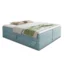 Sofnet Boxspringbett BASE in Blau, Liegefläche 140x200 cm – mit Bettkasten, Bonellfederkern