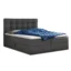 Sofnet Boxspringbett BEST in Dunkelgrau, Liegefläche 140x200 cm – mit Bettkasten, Bonellfederkern