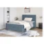 Stylife Boxspringbett STYLIFE in Blau, Liegefläche 100x200 cm – mit Bettkasten, Bonellfederkern