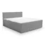 VENASI MÖBEL Boxspringbett NATALIE in Grau, Liegefläche 140x200 cm – mit Bettkasten