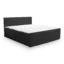 VENASI MÖBEL Boxspringbett NATALIE in Schwarz, Liegefläche 140x200 cm – mit Bettkasten