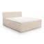 VENASI MÖBEL Boxspringbett NATALIE in Beige, Liegefläche 160x200 cm – mit Bettkasten