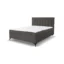 VENASI MÖBEL Boxspringbett VENEZIA in Dunkelgrau, Liegefläche 140x200 cm – mit Bettkasten, Bonellfederkern