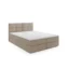 VLR BEDS Boxspringbett OSLO 160 in Beige, Liegefläche 160x200 cm – mit Bettkasten, Bonellfederkern