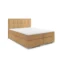 VLR BEDS Boxspringbett PALERMO 140 in Cappuccino, Liegefläche 140x200 cm – mit Bettkasten, Bonellfederkern