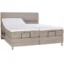 Voleo Boxspringbett VOLEO in Hellbraun, Liegefläche 160x200 cm – Taschenfederkern, Topperhöhe 6 cm