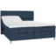 Voleo Boxspringbett VOLEO in Blau, Liegefläche 180x200 cm – Taschenfederkern, Topperhöhe 6 cm