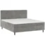 Welnova Boxspringbett WELNOVA in Grau, Liegefläche 140x200 cm – Taschenfederkern, Topperhöhe 6 cm