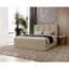XXXLutz Boxspringbett MALMO in Creme, Liegefläche 120x200 cm – mit Bettkasten, Bonellfederkern