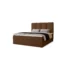 XXXLutz Boxspringbett MALMO in Dunkelbraun, Liegefläche 120x200 cm – mit Bettkasten, Bonellfederkern