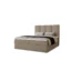 XXXLutz Boxspringbett MALMO in Hellbraun, Liegefläche 140x200 cm – mit Bettkasten, Bonellfederkern