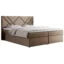 XXXLutz Boxspringbett NEOMI in Braun, Liegefläche 120x200 cm – Taschenfederkern