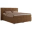 XXXLutz Boxspringbett RITA in Braun, Liegefläche 140x200 cm – mit Bettkasten, Taschenfederkern