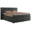 XXXLutz Boxspringbett RITA in Dunkelgrau, Liegefläche 140x200 cm – mit Bettkasten, Taschenfederkern