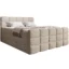 wonello Boxspringbett CARENZO 2 in Beige, Liegefläche 160x200 cm – mit Bettkasten, Taschenfederkern