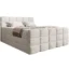 wonello Boxspringbett CARENZO 2 in Creme, Liegefläche 160x200 cm – mit Bettkasten, Taschenfederkern