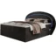 wonello Boxspringbett ORION in Schwarz, Liegefläche 160x200 cm – mit Bettkasten, Bonellfederkern